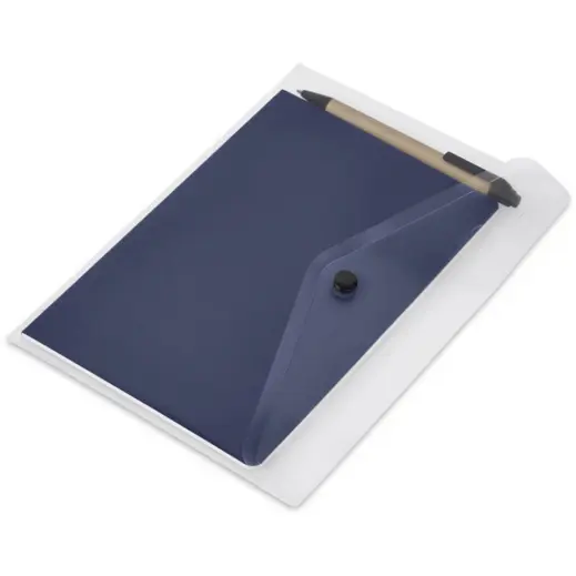 Okiyo Hotai Notebook & Pen Set Navy Pouch